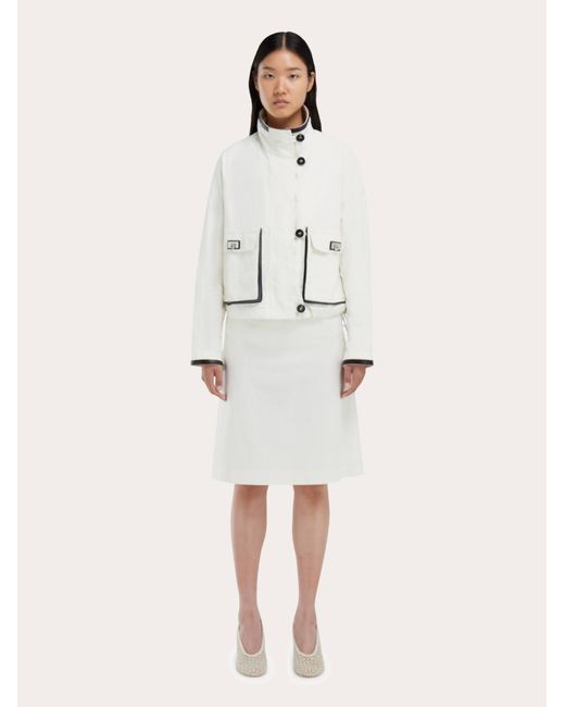 Ferragamo Natural Short Jacket