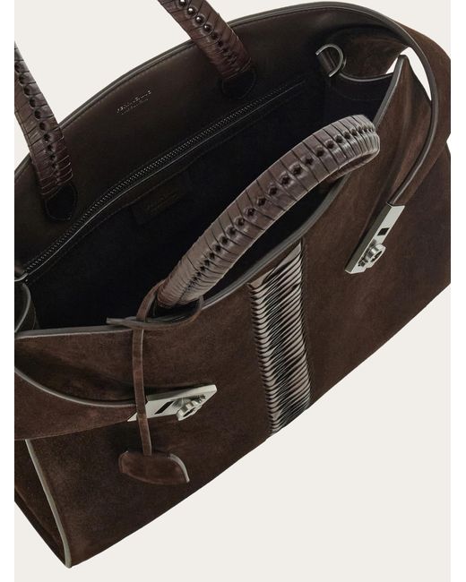 Ferragamo Herren Hug Totebag in Brown für Herren