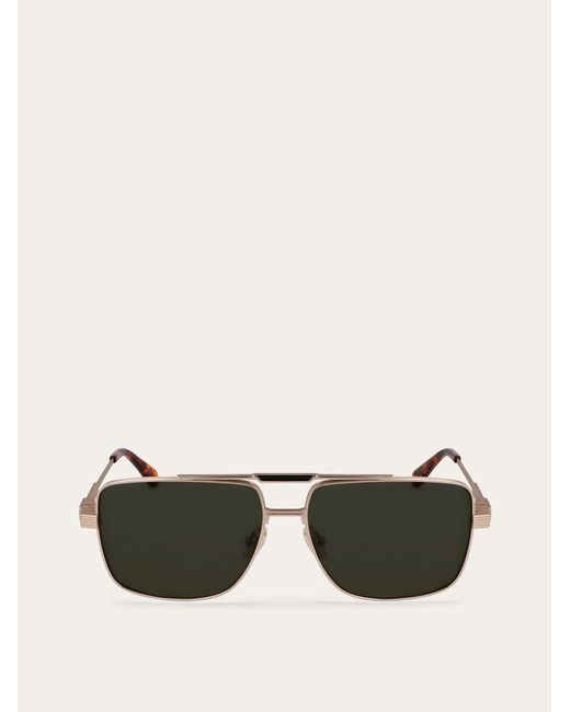 Ferragamo Green Men Sunglasses for men