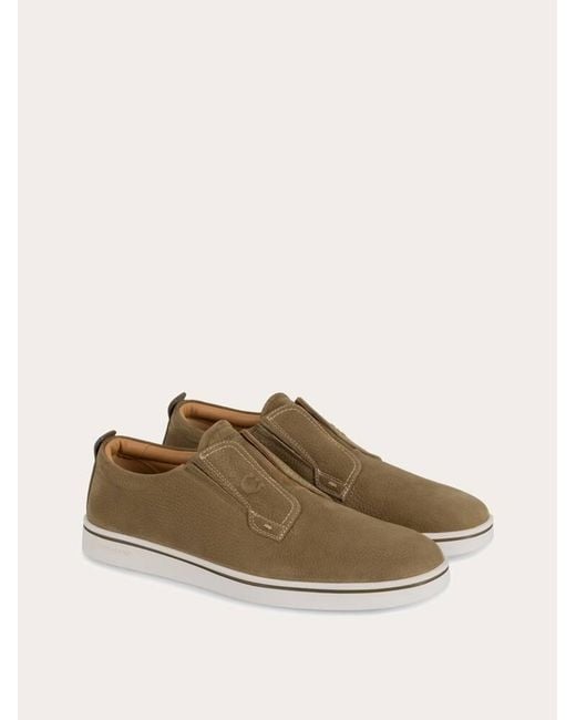 Ferragamo Natural Derby Slip-On .5 for men