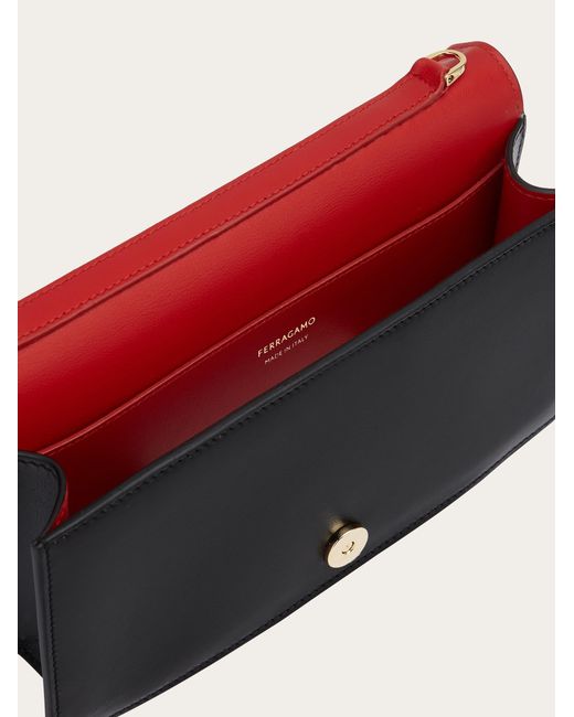 Ferragamo White Double Gancini Mini Bag
