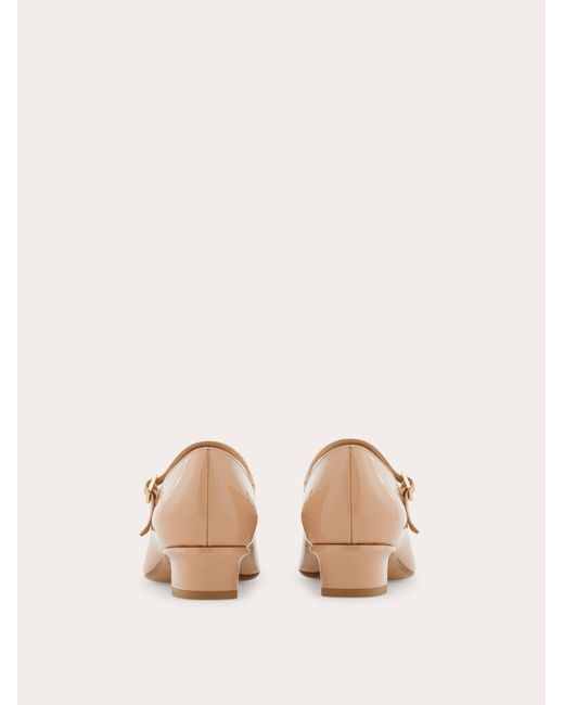 Ferragamo Natural Vara Bow Mary Jane