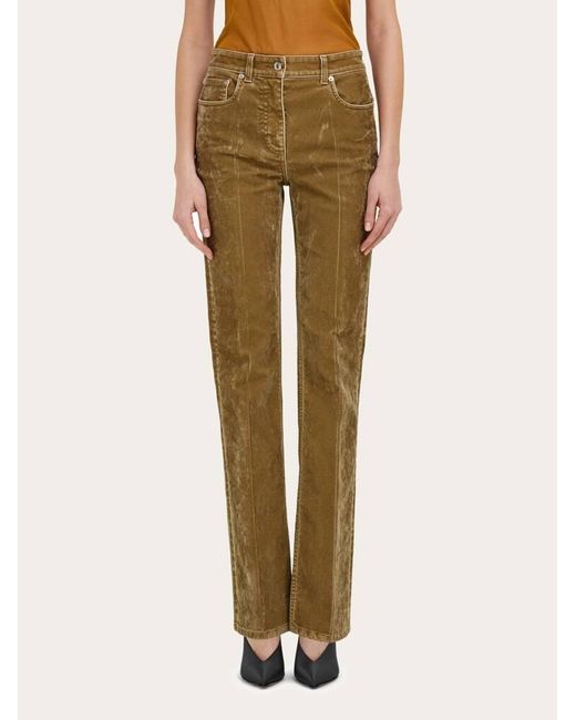 Ferragamo Natural Five Pocket Trouser