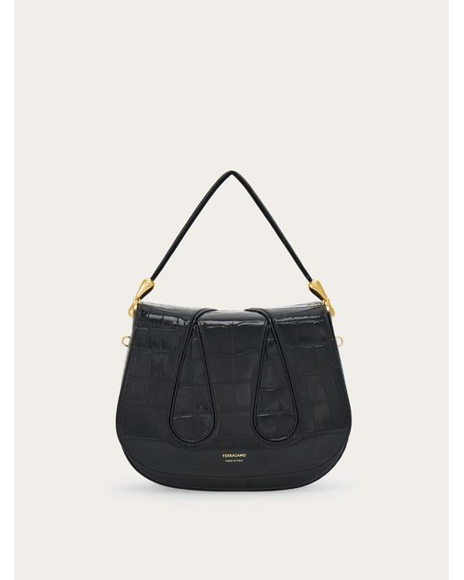 Ferragamo Black Damen Handtasche (M)