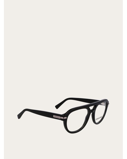 Ferragamo Black Optical Glasses