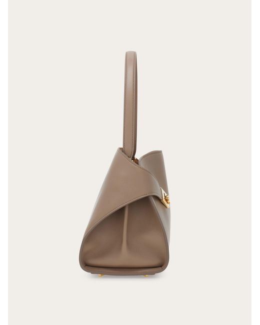Ferragamo Natural Hug Soft Shoulder Bag (M)