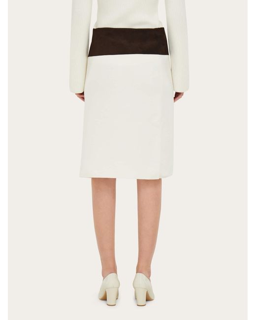 Ferragamo Black Knitted Skirt