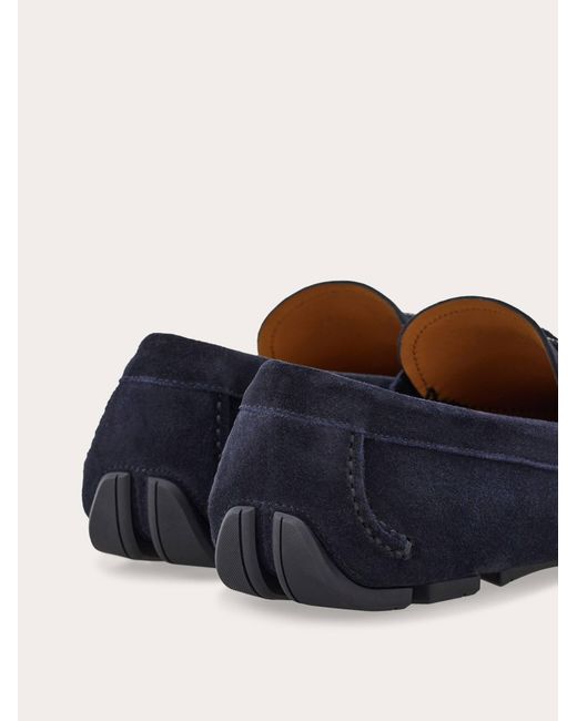 Ferragamo Blue Laced Driver for men