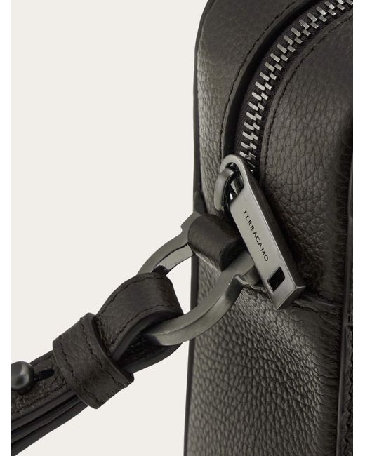 Ferragamo Black Monogram Shoulder Bag for men