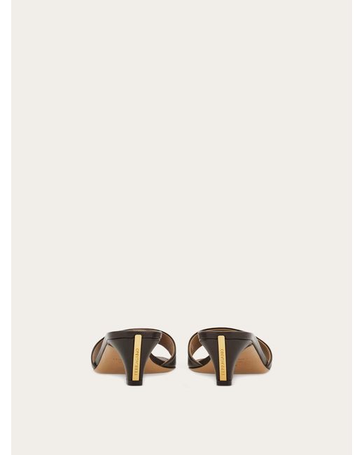 Ferragamo Natural Low Heeled Slide