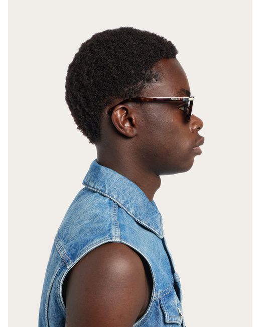 Ferragamo Blue Gafas De Sol for men