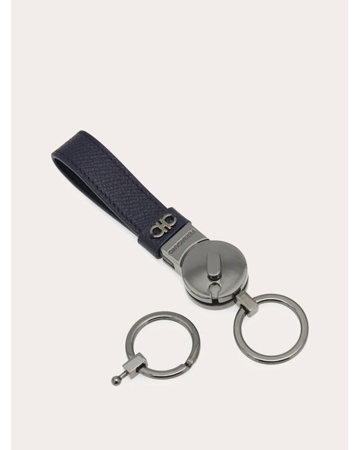 Ferragamo Natural Gancini Key Holder for men
