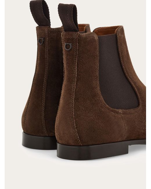 Ferragamo Brown Chelsea Boot for men
