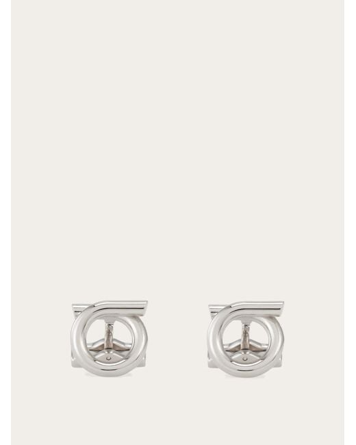 Ferragamo Natural Gancini Cufflinks for men