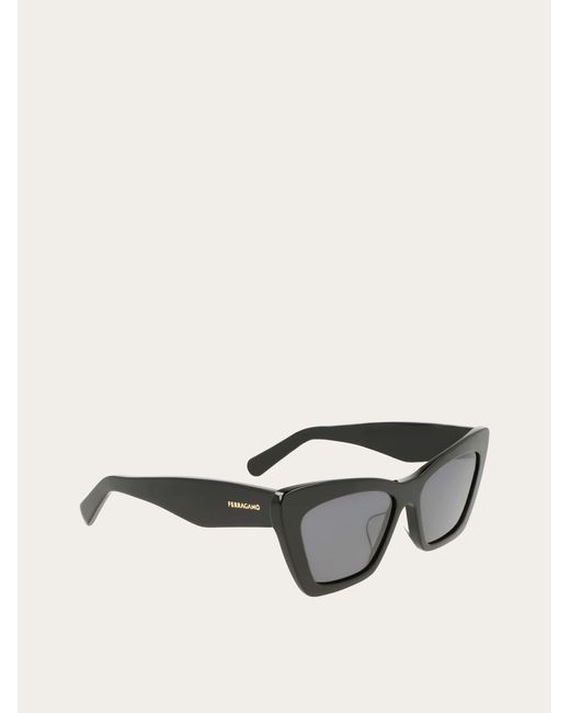 Ferragamo Gray Sunglasses