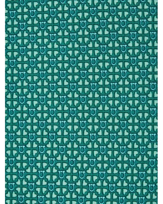 Uomo Cravatta di Ferragamo in Green da Uomo