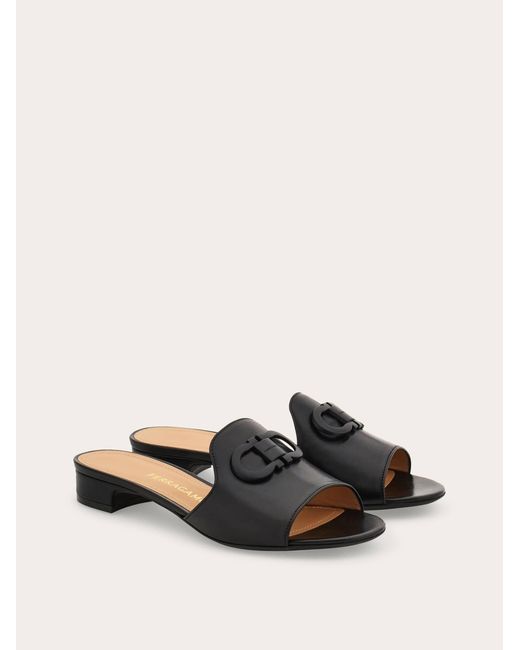 Ferragamo Natural Gancini Ornament Slide .5