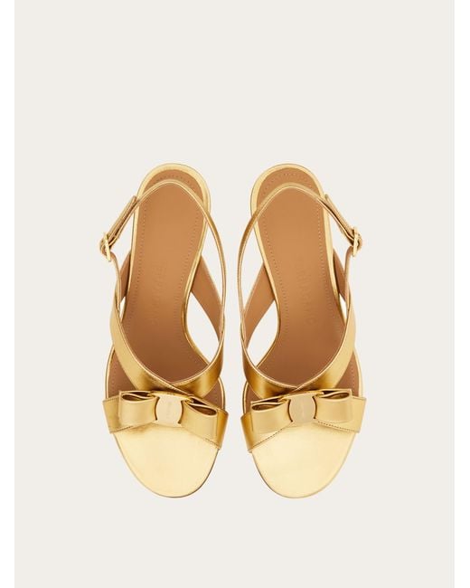 Ferragamo Natural Vara Bow Sandal .5
