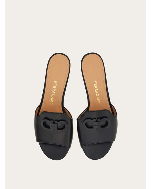 Ferragamo Natural Gancini Ornament Slide .5