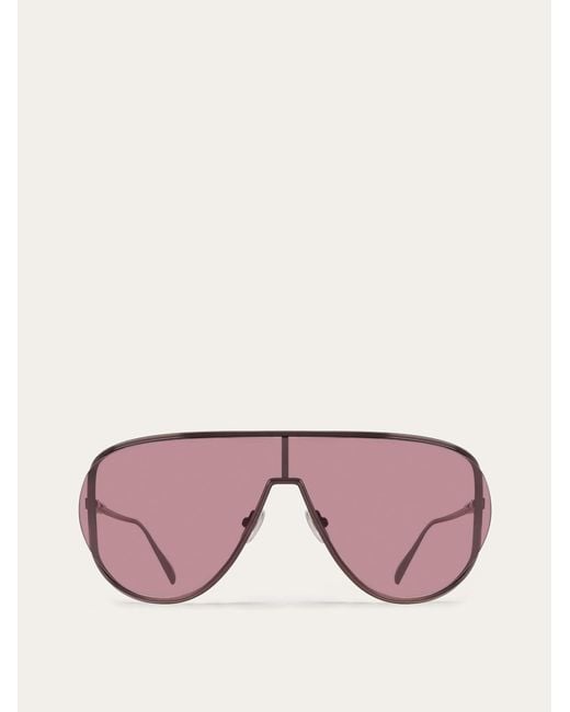 Donna Occhiale Da Sole di Ferragamo in Pink