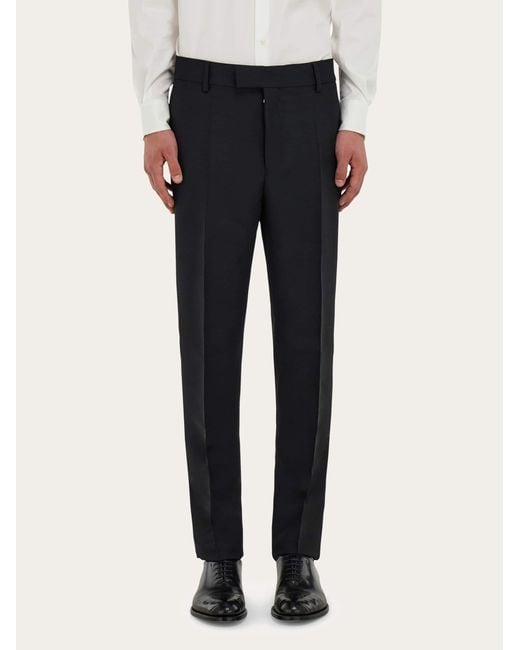 Ferragamo Blue Tailored Trouser for men
