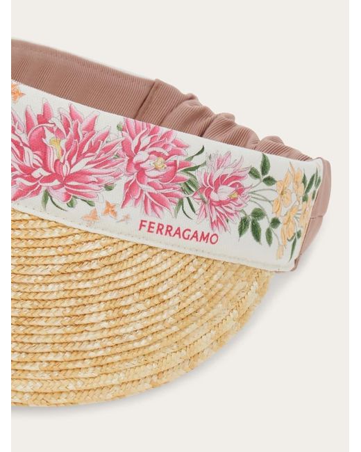 Donna Visiera di Ferragamo in Natural