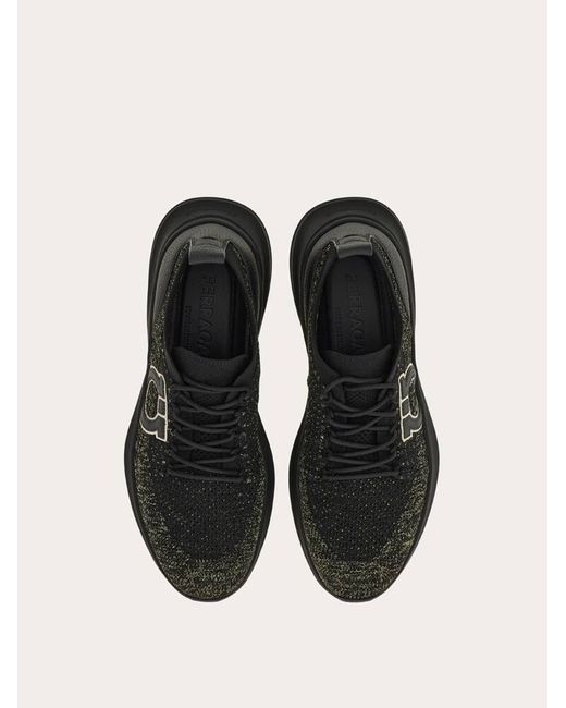 Ferragamo Herren Gancini Sneaker Größe .5 in Black für Herren