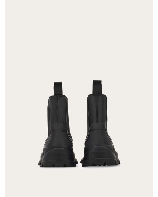 Ferragamo Herren Chelsea-Boot Größe in Black für Herren