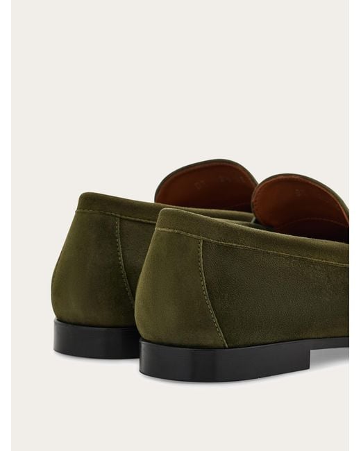 Ferragamo Green Penny Loafer for men