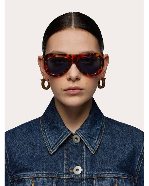 Ferragamo Blue Women Sunglasses