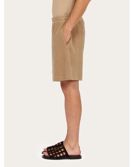 Ferragamo Herren Shorts -Monogram in Natural für Herren