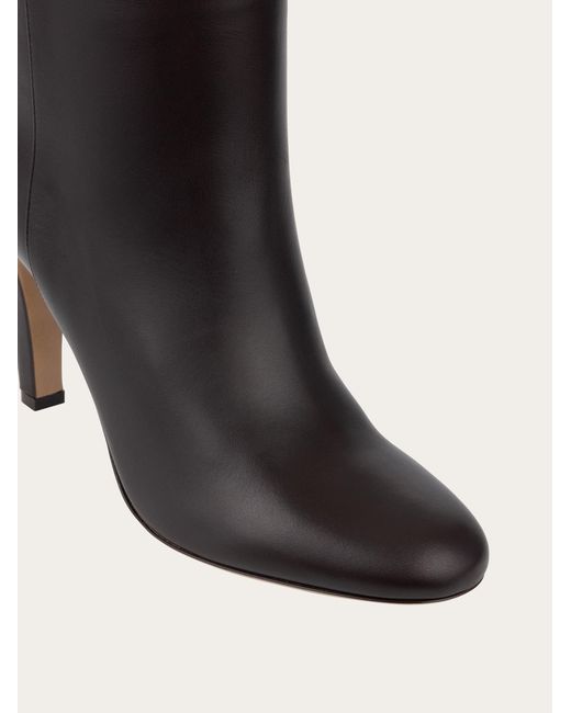 Ferragamo Black Knee High Boot
