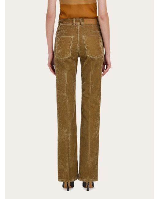 Ferragamo Natural Five Pocket Trouser