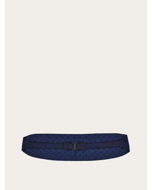 Ferragamo Herren Kummerbund in Blue für Herren