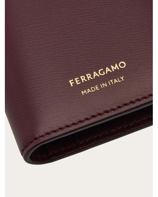 Ferragamo Purple Credit Card Holder for men