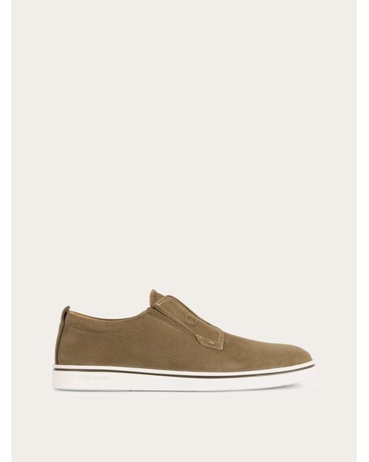 Ferragamo Natural Derby Slip-On .5 for men