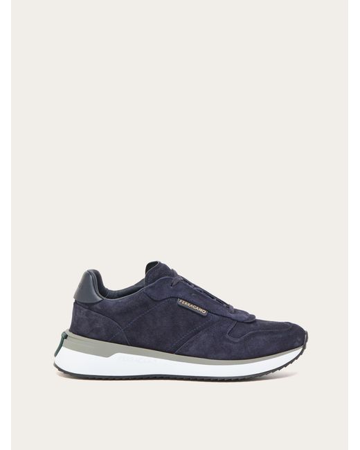 Ferragamo Blue Low Cut Sneaker .5 for men
