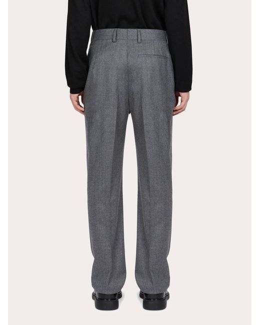 Ferragamo Gray Tailored Trouser for men