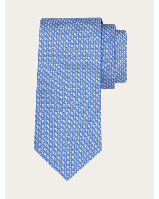 Uomo Cravatta di Ferragamo in Blue da Uomo