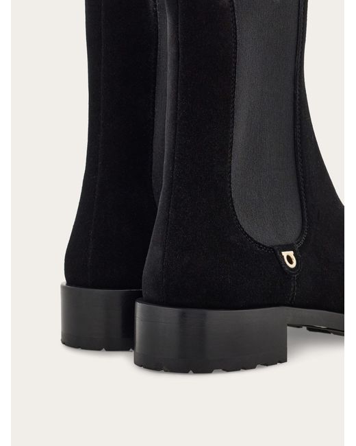 Ferragamo Black Chelsea Boot