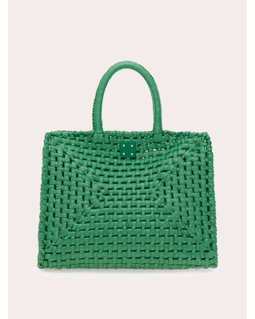 Femmes Studio Box Bag (S) Vert Ferragamo en coloris Green