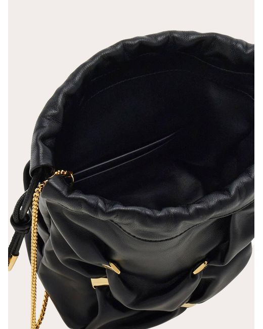 Donna Mini Secchiello Con Mini Varini di Ferragamo in Black