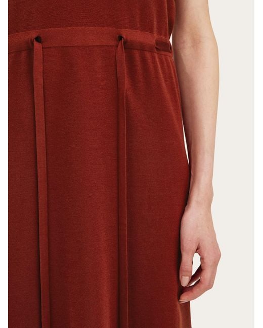 Ferragamo Red Polo Dress