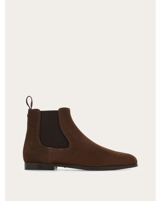 Ferragamo Brown Chelsea Boot for men