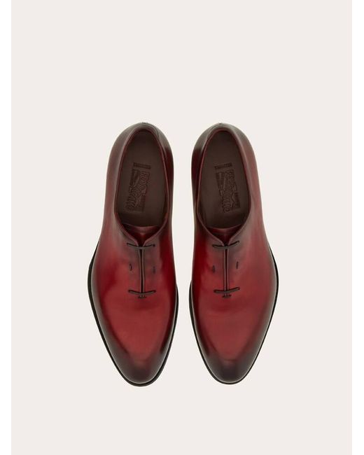 Ferragamo Herren Tramezza Oxford-Schuh mit verdeckter Schnürung in Brown für Herren