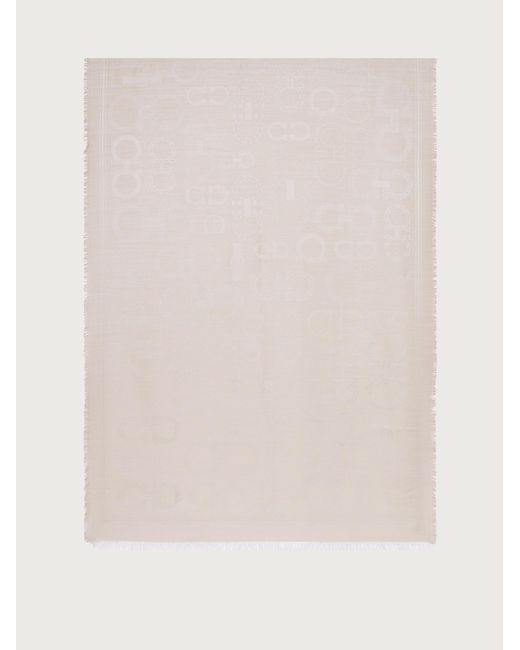 Ferragamo Natural Gancini Stole