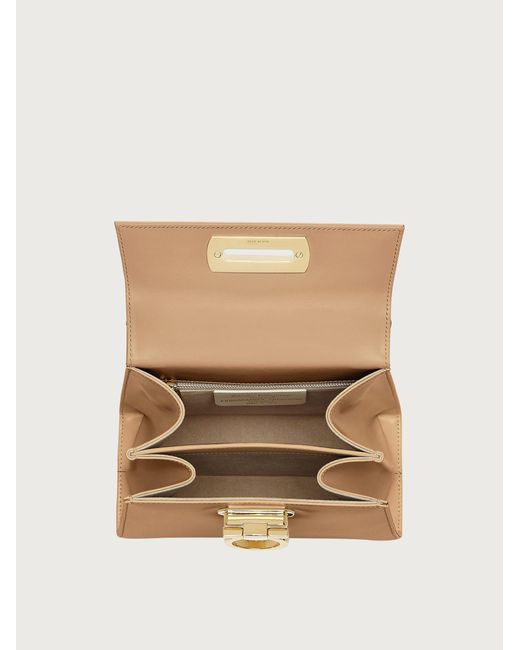 Ferragamo Natural Iconic Top Handle (s)