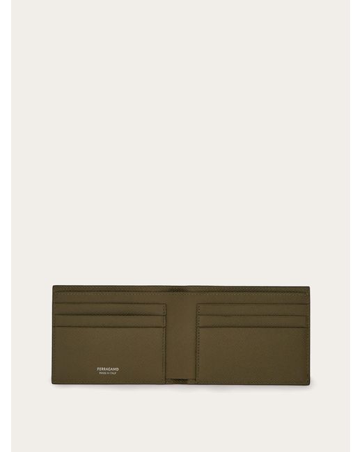 Ferragamo Green Gancini Wallet for men