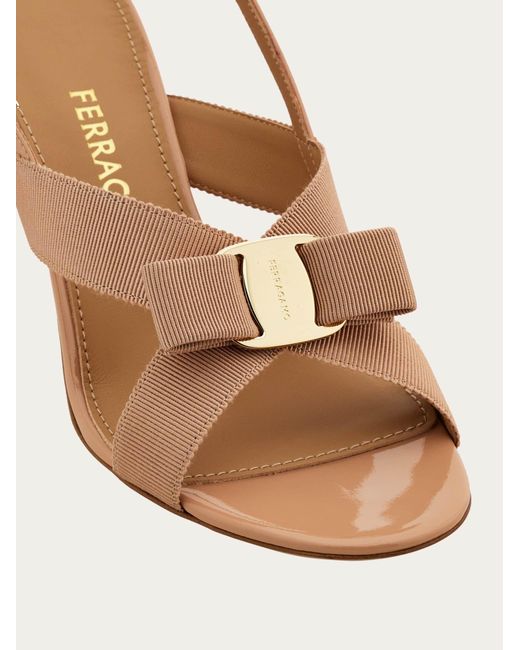 Ferragamo Natural Vara Bow Sandal .5
