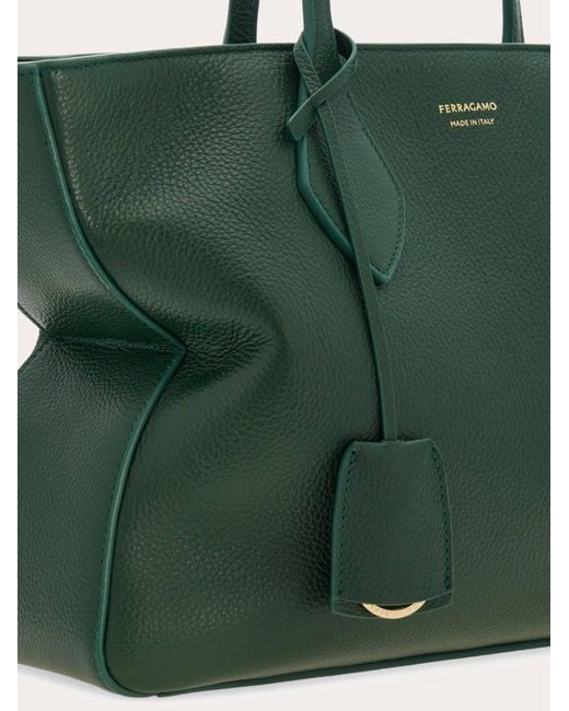 Ferragamo Green Tote Bag (M)